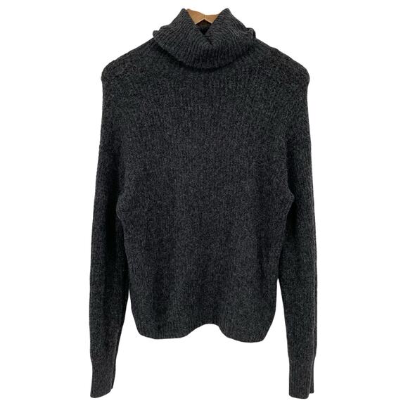 NEW ABOUND Charcoal Gray Turtleneck Sweater Size Small Soft Cozy Loungewear - Picture 4 of 7